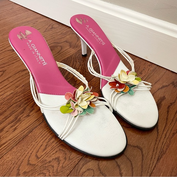 Shoes - Vintage Y2K flower heels 💐 by A. Giannetti